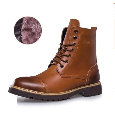 LuckBoots Leather Martin Boots for Men - My Store